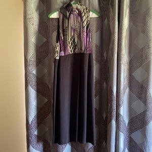 Elegant halter cocktail dress